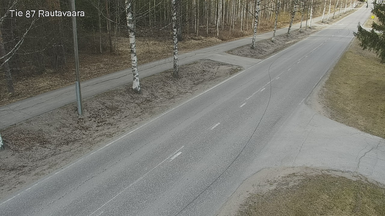 Weather Camera Image Väg 87 Rautavaara, Rautavaara, Pohjois-Savo