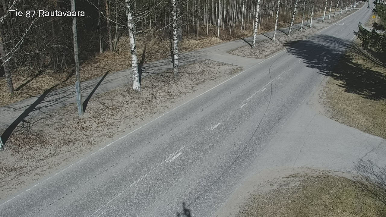 Weather Camera Image Väg 87 Rautavaara, Rautavaara, Pohjois-Savo