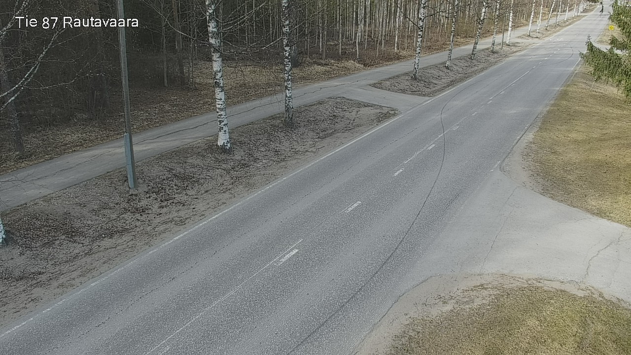 Weather Camera Image Väg 87 Rautavaara, Rautavaara, Pohjois-Savo