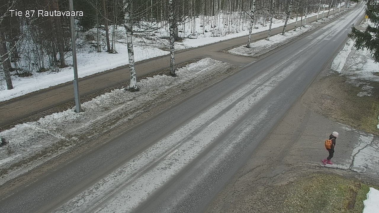 Weather Camera Image Väg 87 Rautavaara, Rautavaara, Pohjois-Savo