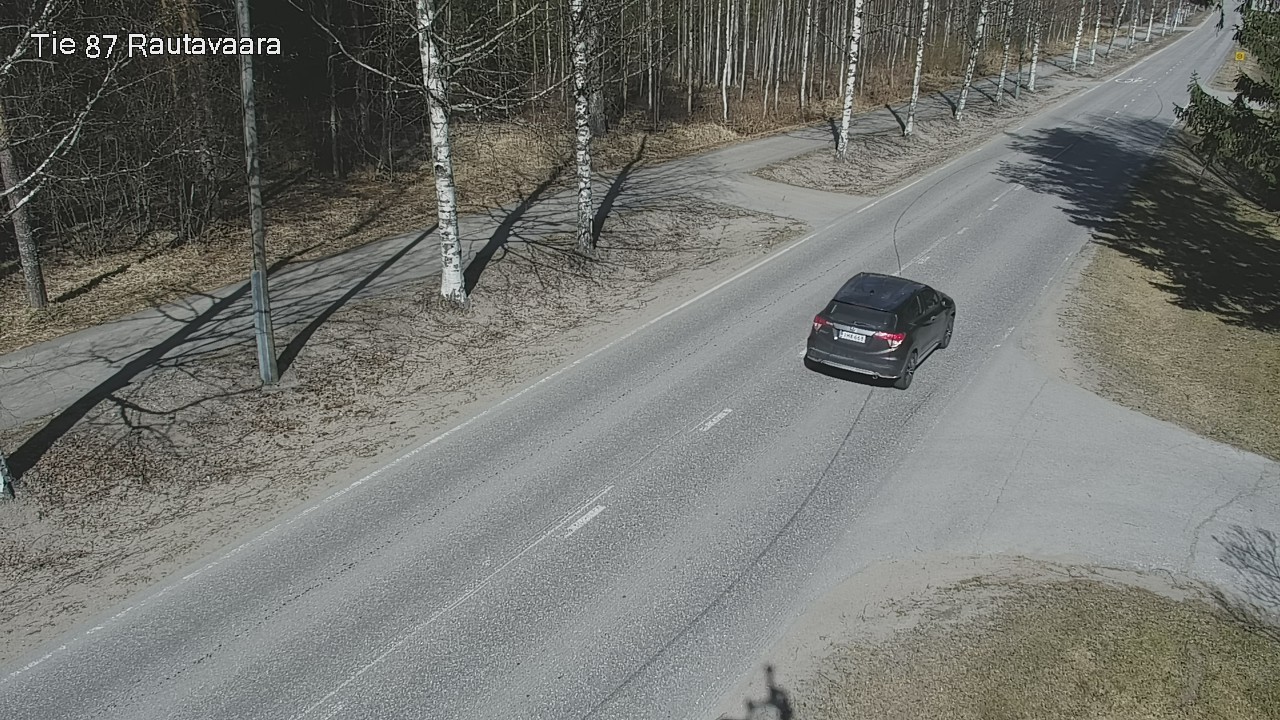 Weather Camera Image Väg 87 Rautavaara, Rautavaara, Pohjois-Savo