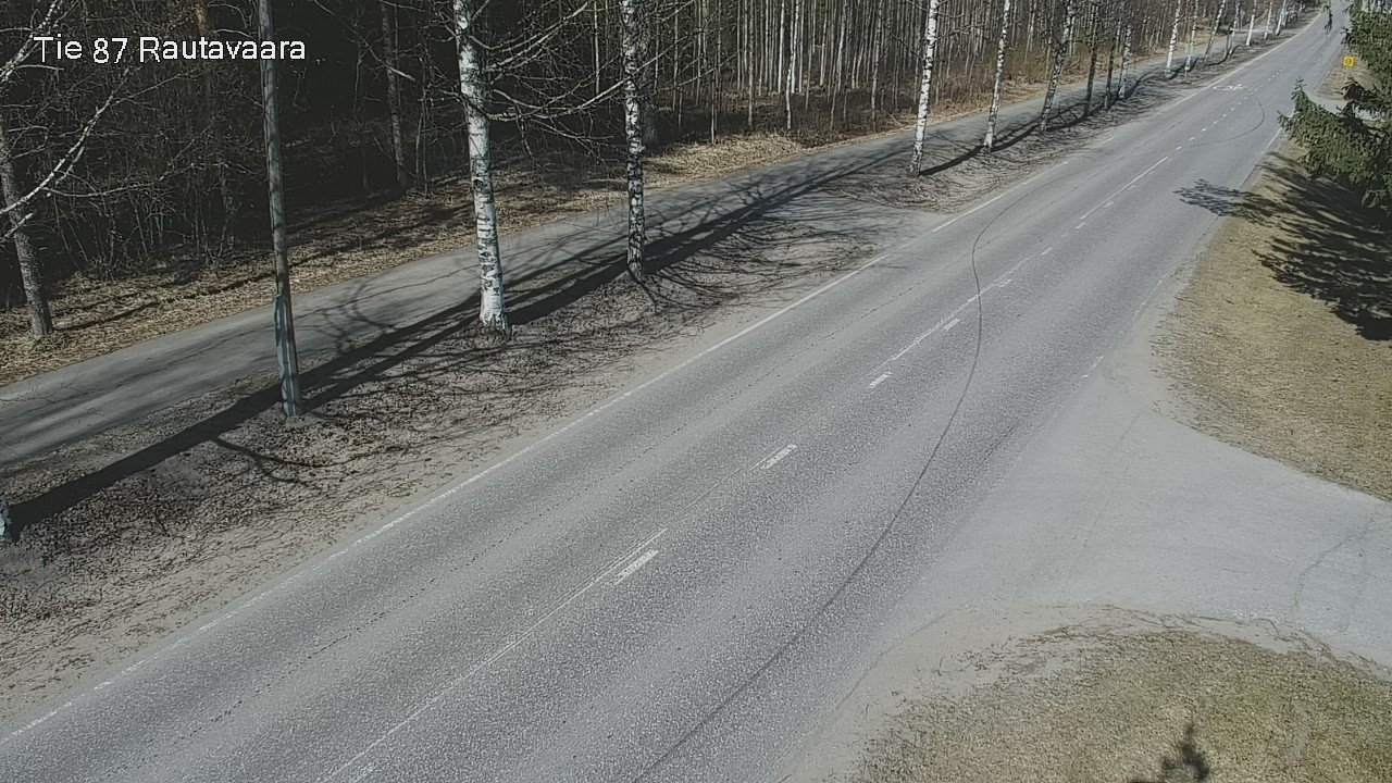 Weather Camera Image Väg 87 Rautavaara, Rautavaara, Pohjois-Savo
