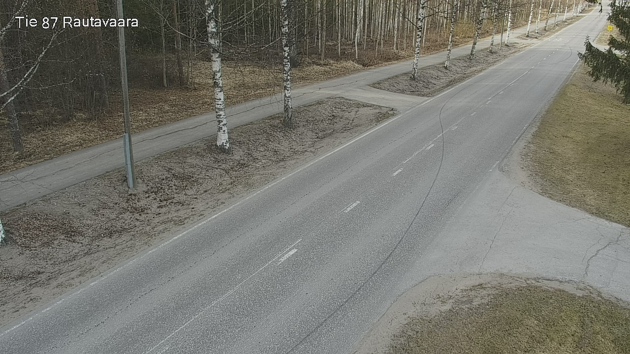 Weather Camera Image Väg 87 Rautavaara, Rautavaara, Pohjois-Savo