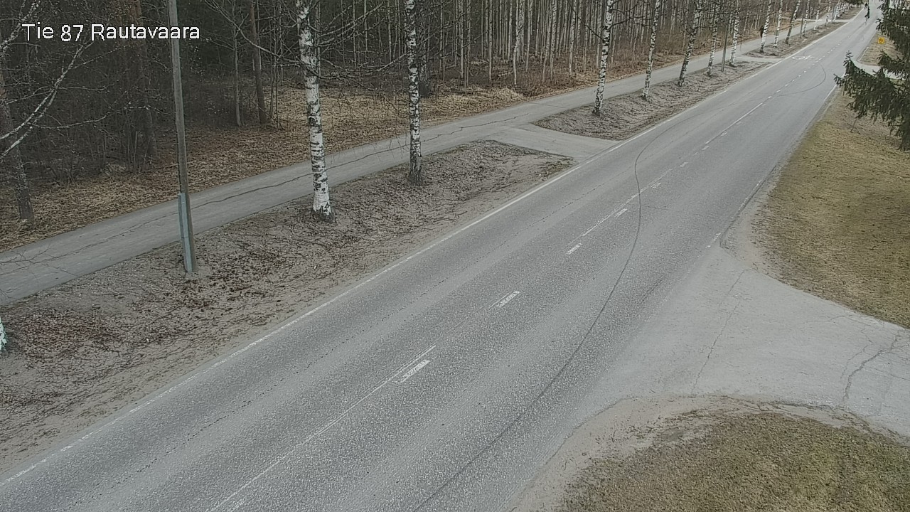 Weather Camera Image Väg 87 Rautavaara, Rautavaara, Pohjois-Savo