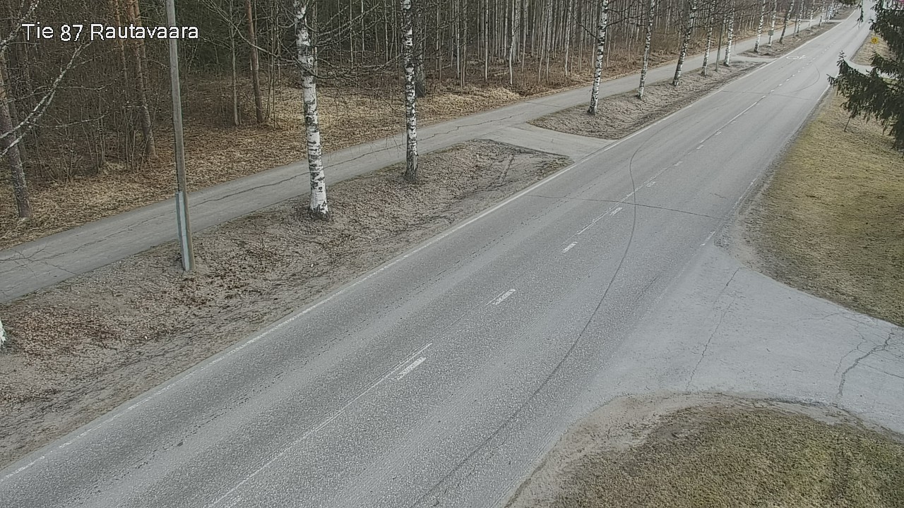 Weather Camera Image Väg 87 Rautavaara, Rautavaara, Pohjois-Savo