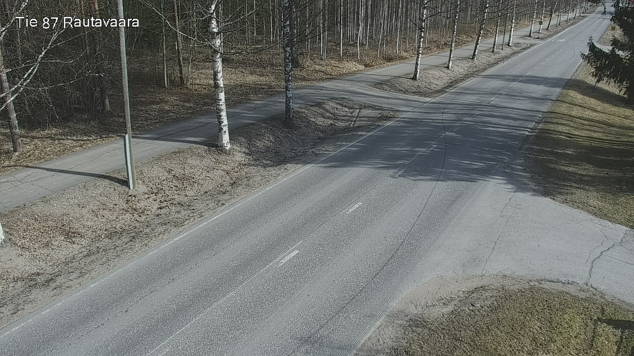 Weather Camera Image Väg 87 Rautavaara, Rautavaara, Pohjois-Savo