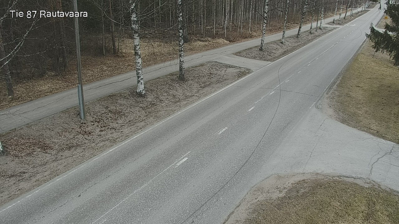 Weather Camera Image Väg 87 Rautavaara, Rautavaara, Pohjois-Savo