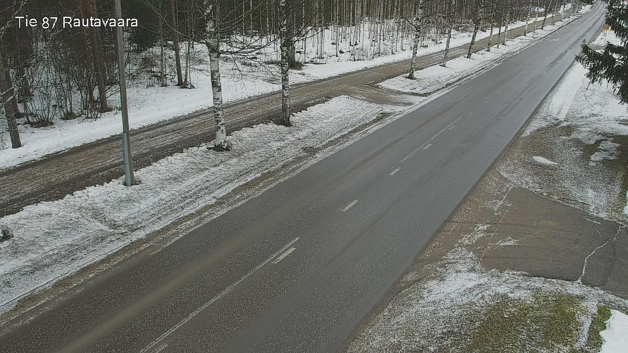 Weather Camera Image Road 87 Rautavaara, Rautavaara, Pohjois-Savo