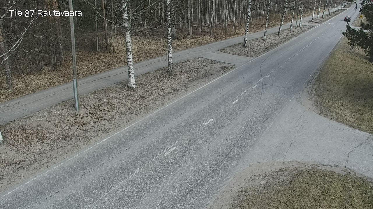 Weather Camera Image Väg 87 Rautavaara, Rautavaara, Pohjois-Savo
