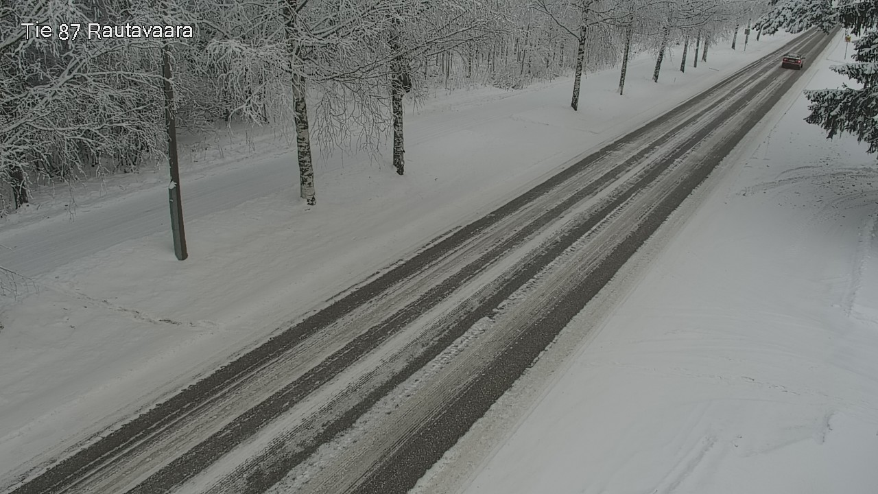 Weather Camera Image Road 87 Rautavaara, Rautavaara, Pohjois-Savo
