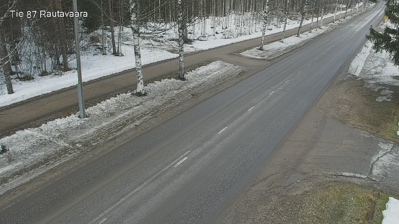 Weather Camera Image Väg 87 Rautavaara, Rautavaara, Pohjois-Savo