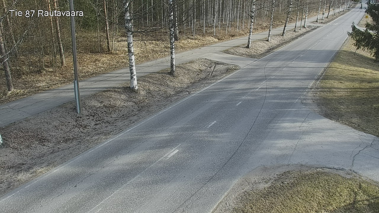 Weather Camera Image Väg 87 Rautavaara, Rautavaara, Pohjois-Savo