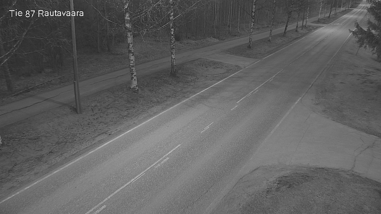 Weather Camera Image Road 87 Rautavaara, Rautavaara, Pohjois-Savo