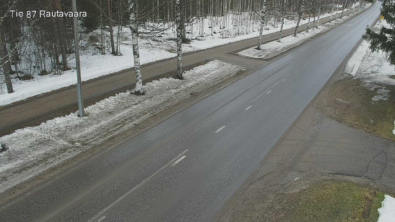 Weather Camera Image Road 87 Rautavaara, Rautavaara, Pohjois-Savo