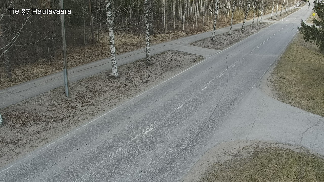 Weather Camera Image Väg 87 Rautavaara, Rautavaara, Pohjois-Savo
