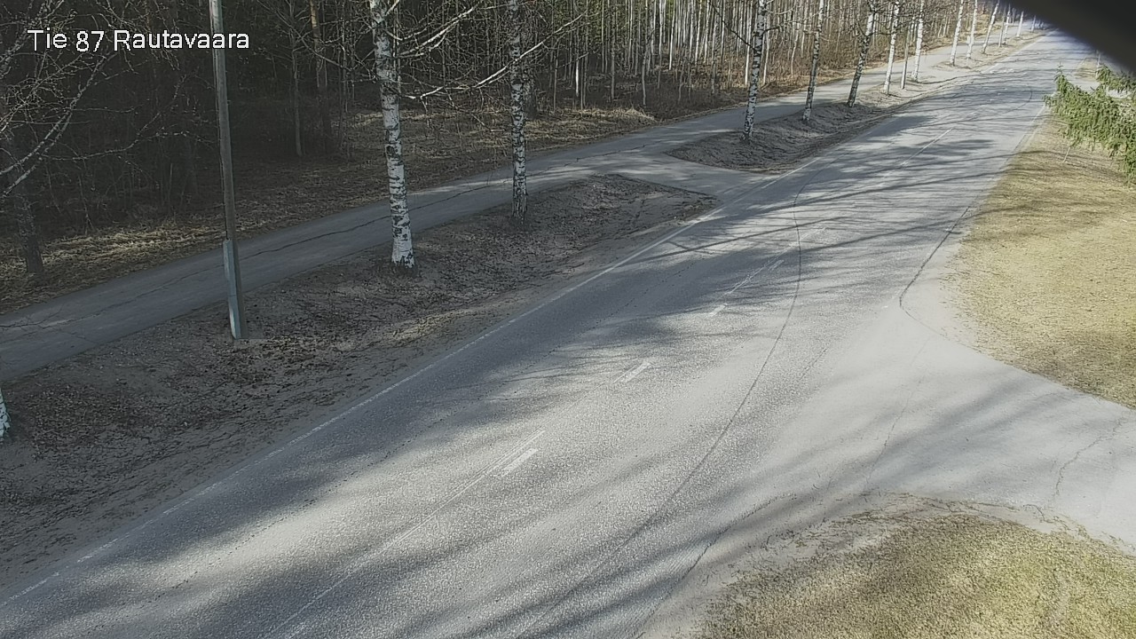 Weather Camera Image Väg 87 Rautavaara, Rautavaara, Pohjois-Savo