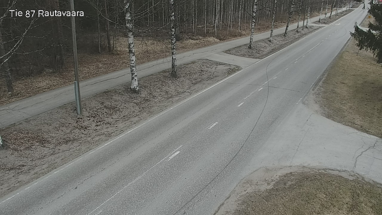 Weather Camera Image Väg 87 Rautavaara, Rautavaara, Pohjois-Savo