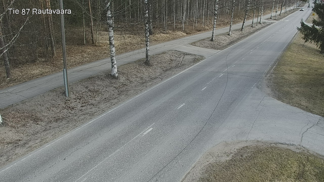 Weather Camera Image Väg 87 Rautavaara, Rautavaara, Pohjois-Savo
