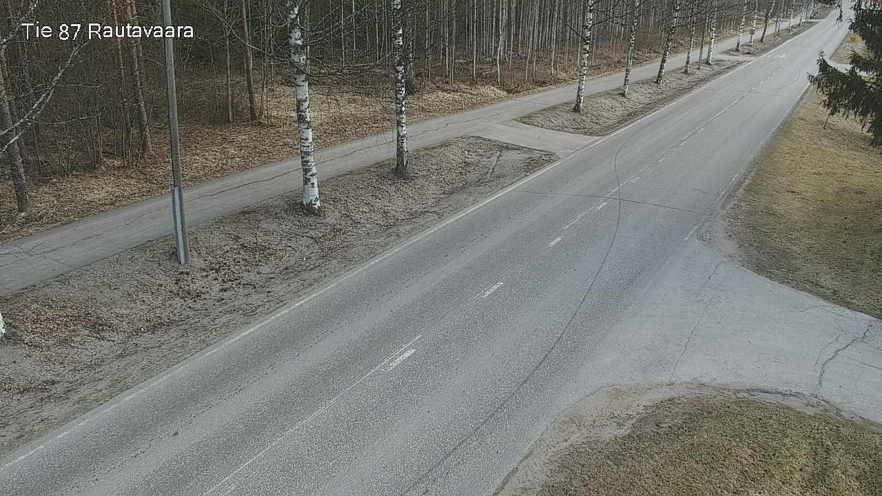 Weather Camera Image Väg 87 Rautavaara, Rautavaara, Pohjois-Savo