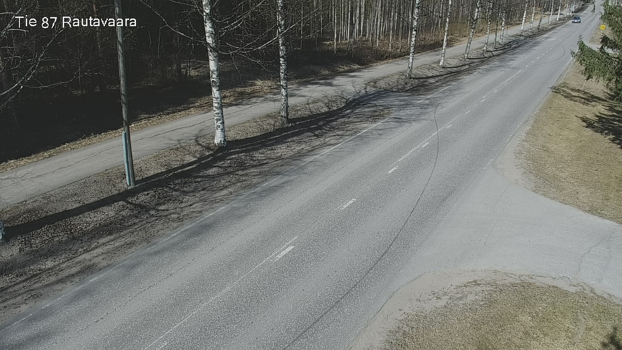 Weather Camera Image Väg 87 Rautavaara, Rautavaara, Pohjois-Savo
