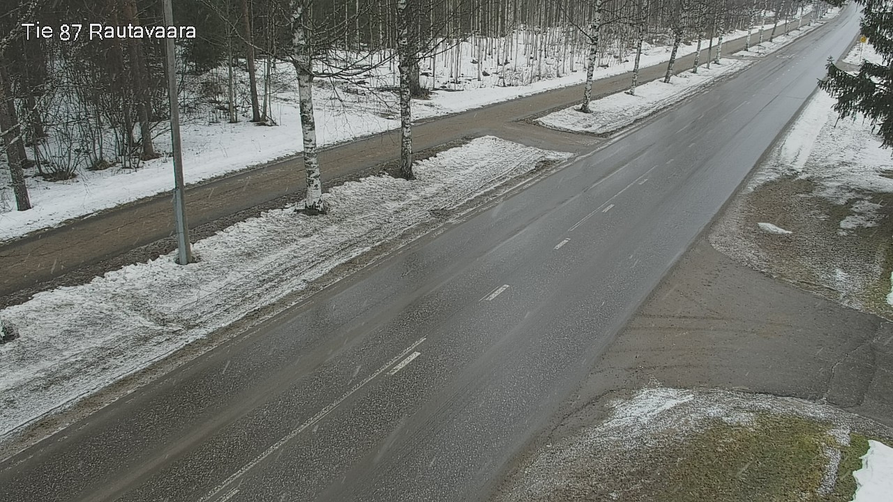 Weather Camera Image Road 87 Rautavaara, Rautavaara, Pohjois-Savo