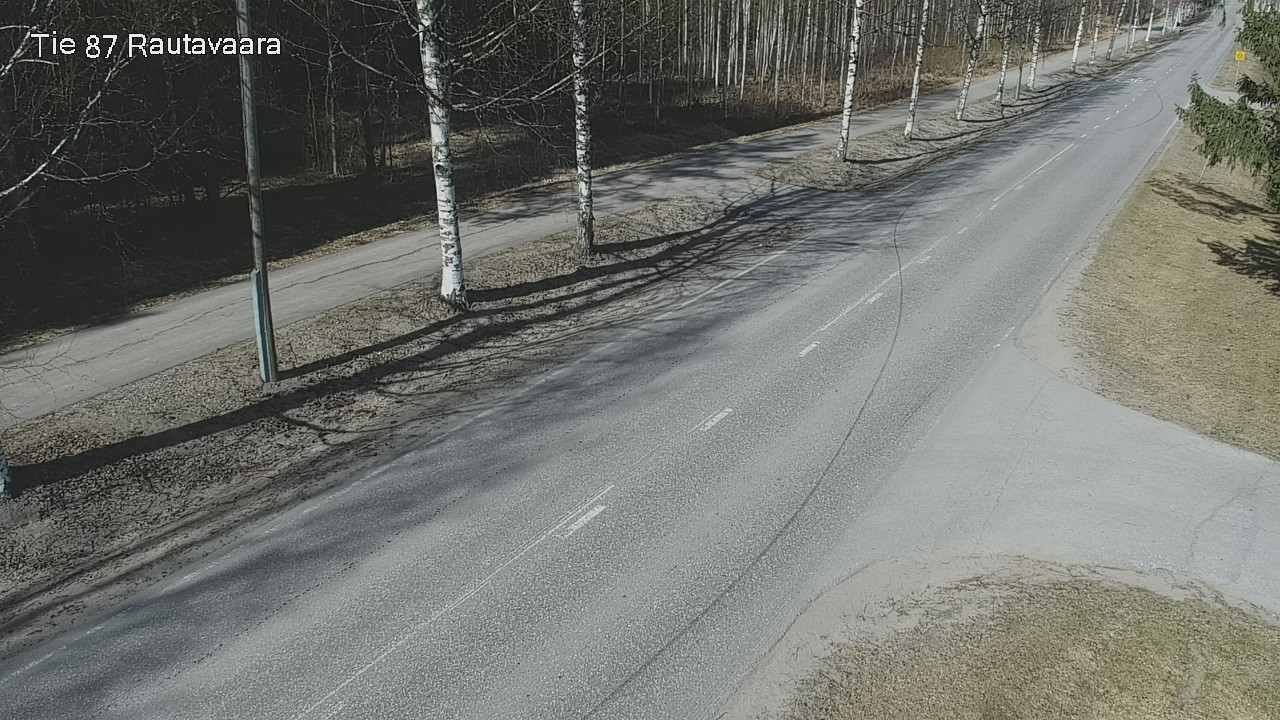 Weather Camera Image Väg 87 Rautavaara, Rautavaara, Pohjois-Savo