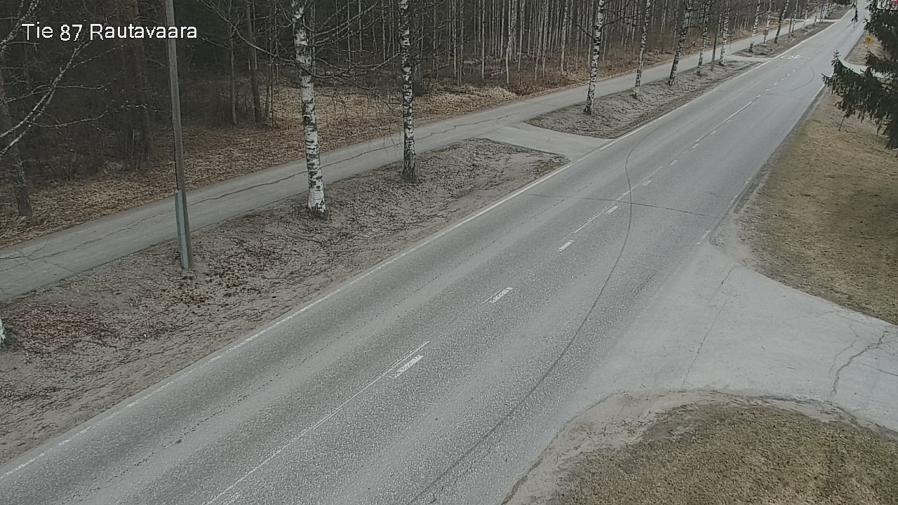Weather Camera Image Väg 87 Rautavaara, Rautavaara, Pohjois-Savo