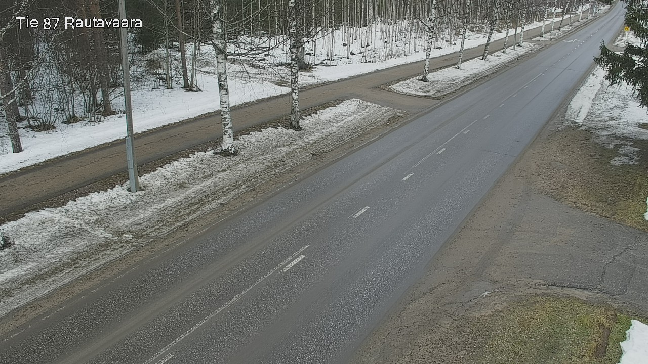 Weather Camera Image Road 87 Rautavaara, Rautavaara, Pohjois-Savo
