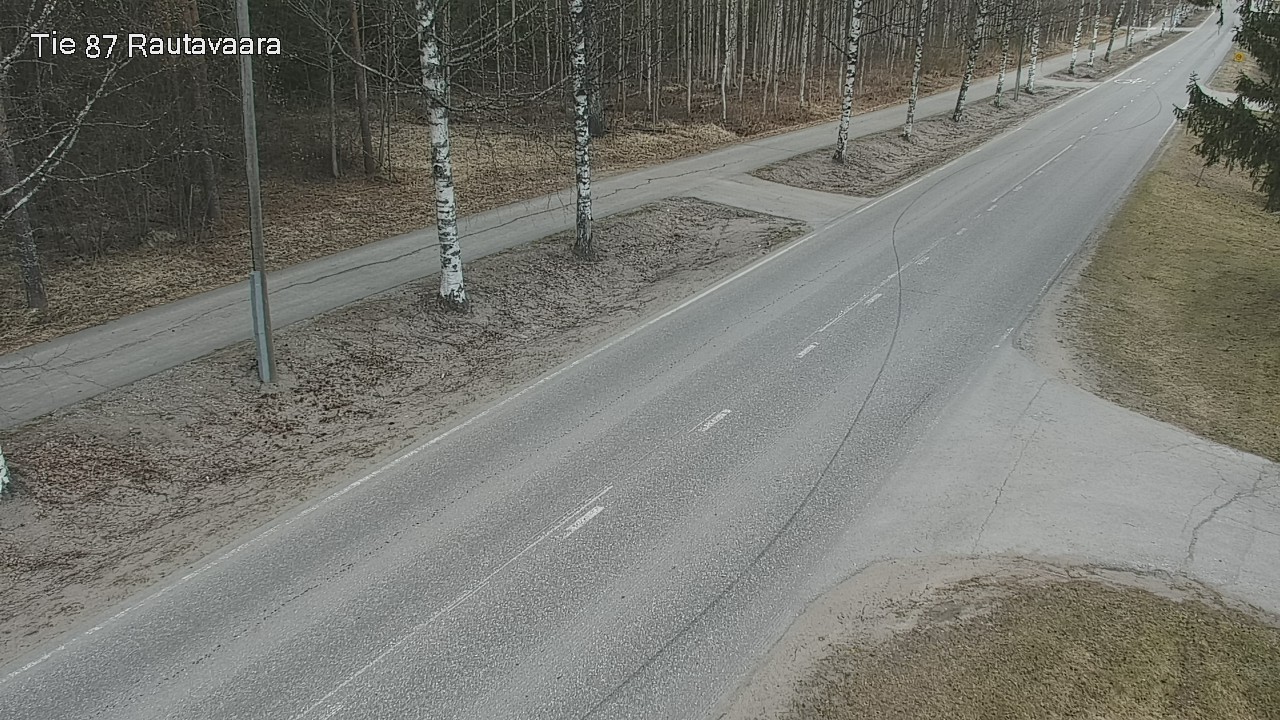 Weather Camera Image Väg 87 Rautavaara, Rautavaara, Pohjois-Savo