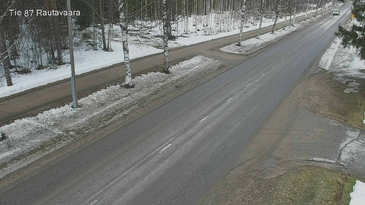 Weather Camera Image Väg 87 Rautavaara, Rautavaara, Pohjois-Savo