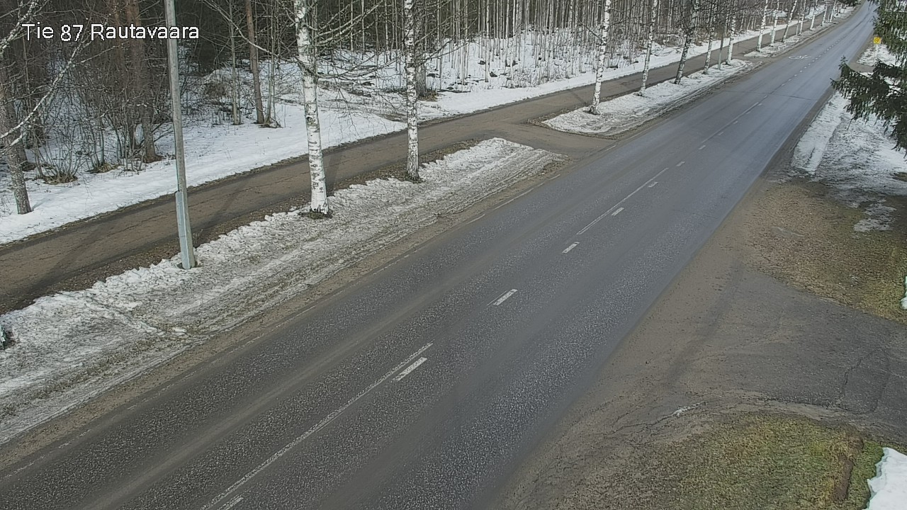 Weather Camera Image Road 87 Rautavaara, Rautavaara, Pohjois-Savo