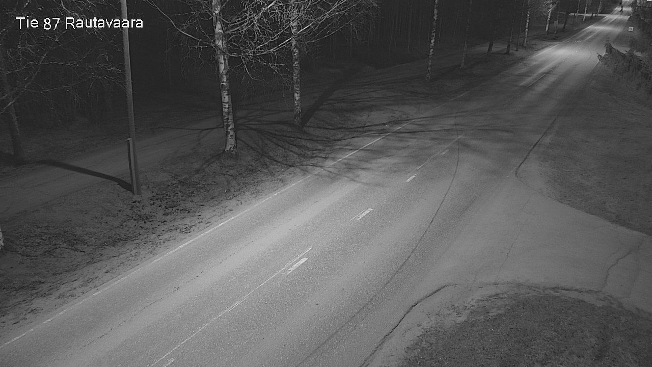 Weather Camera Image Väg 87 Rautavaara, Rautavaara, Pohjois-Savo
