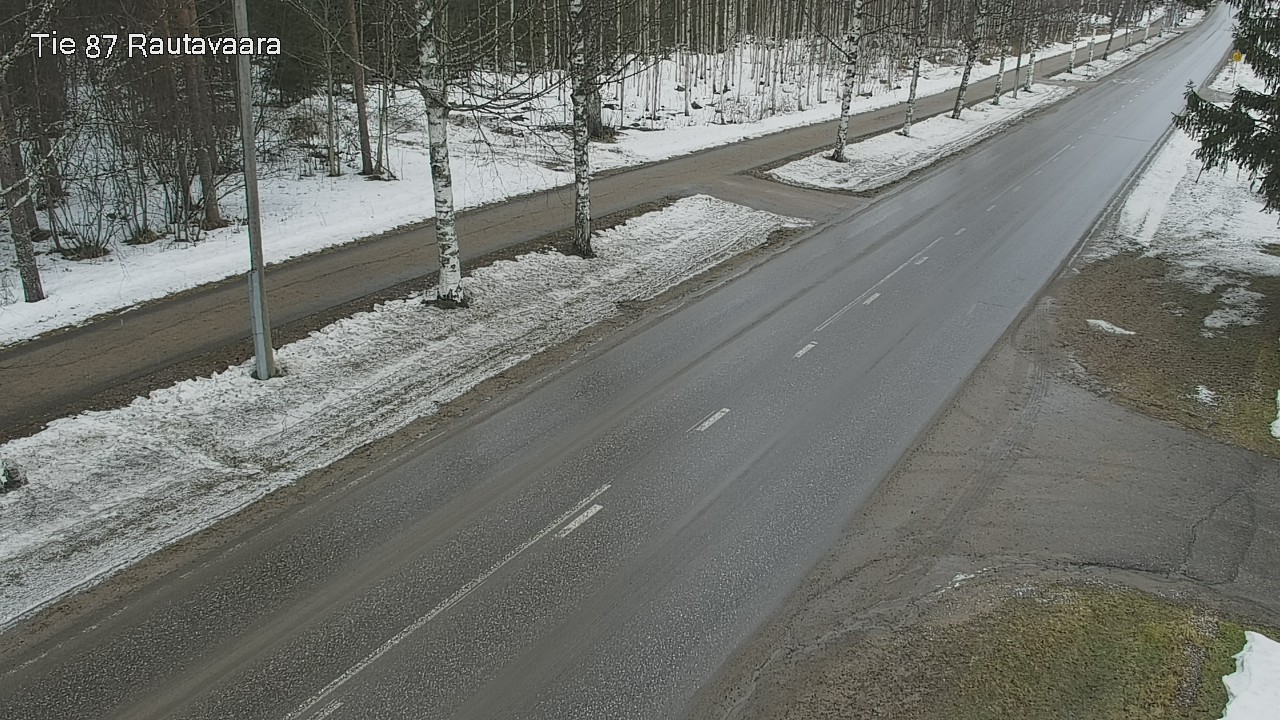 Weather Camera Image Road 87 Rautavaara, Rautavaara, Pohjois-Savo
