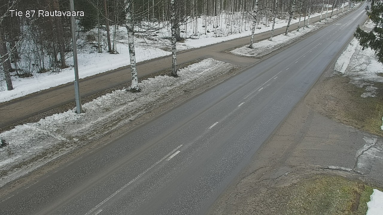 Weather Camera Image Väg 87 Rautavaara, Rautavaara, Pohjois-Savo
