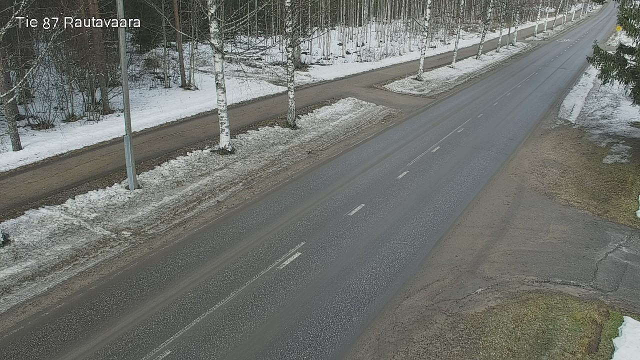 Weather Camera Image Road 87 Rautavaara, Rautavaara, Pohjois-Savo