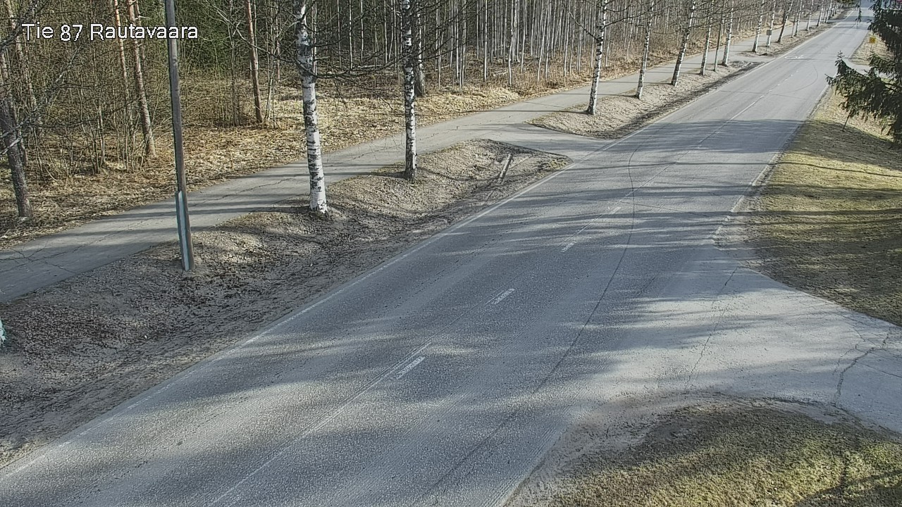 Weather Camera Image Väg 87 Rautavaara, Rautavaara, Pohjois-Savo