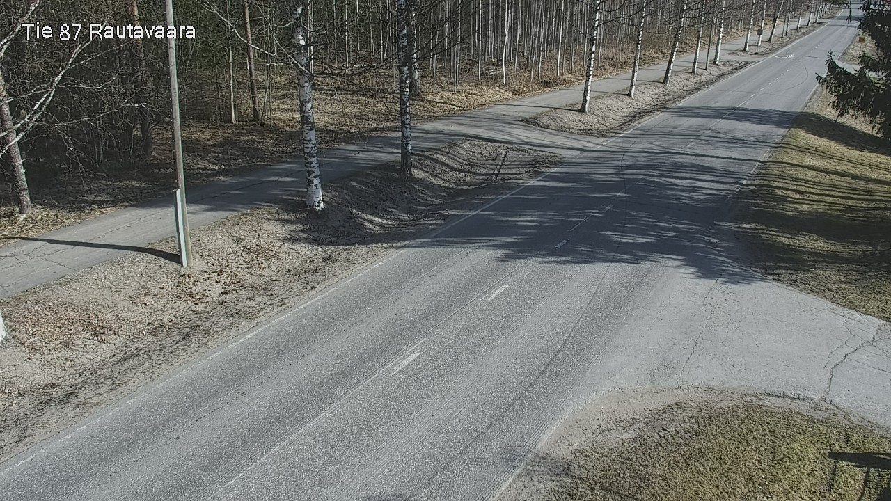 Weather Camera Image Väg 87 Rautavaara, Rautavaara, Pohjois-Savo