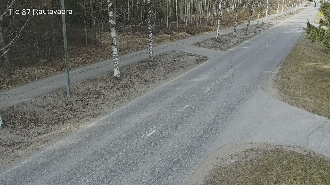Weather Camera Image Väg 87 Rautavaara, Rautavaara, Pohjois-Savo