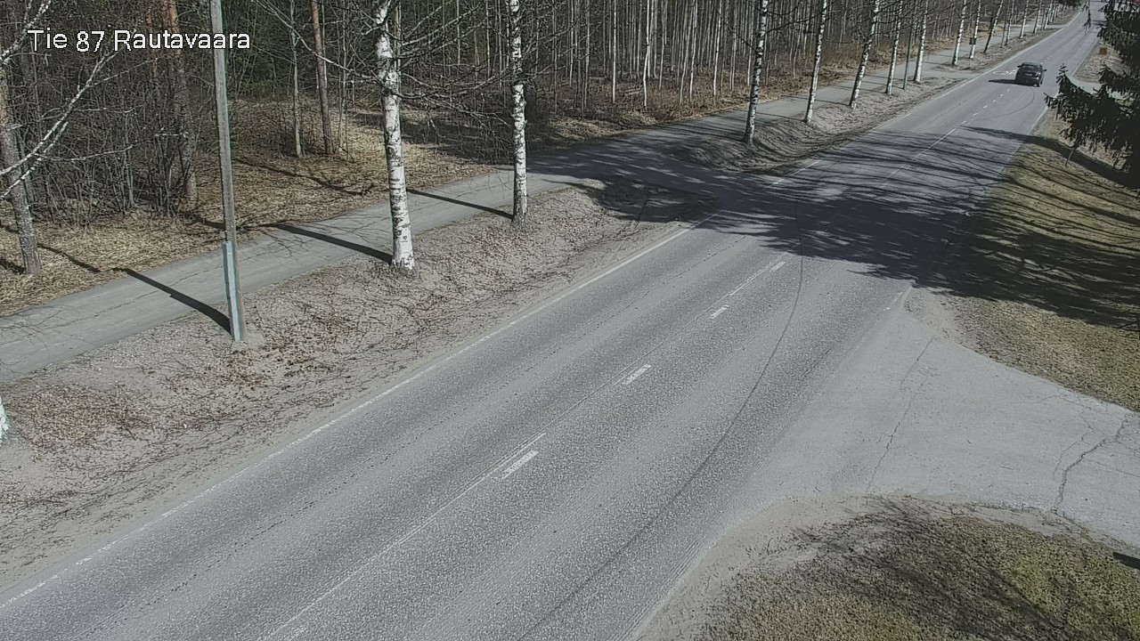 Weather Camera Image Väg 87 Rautavaara, Rautavaara, Pohjois-Savo