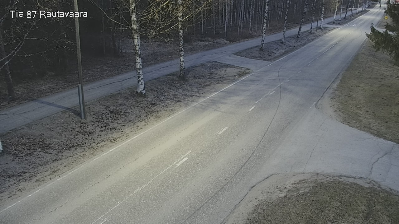 Weather Camera Image Väg 87 Rautavaara, Rautavaara, Pohjois-Savo