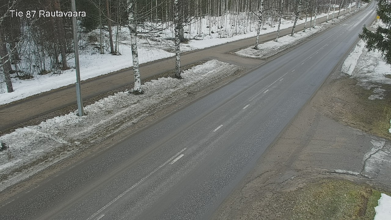 Weather Camera Image Väg 87 Rautavaara, Rautavaara, Pohjois-Savo