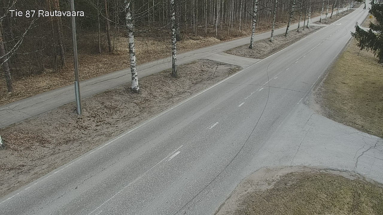 Weather Camera Image Väg 87 Rautavaara, Rautavaara, Pohjois-Savo