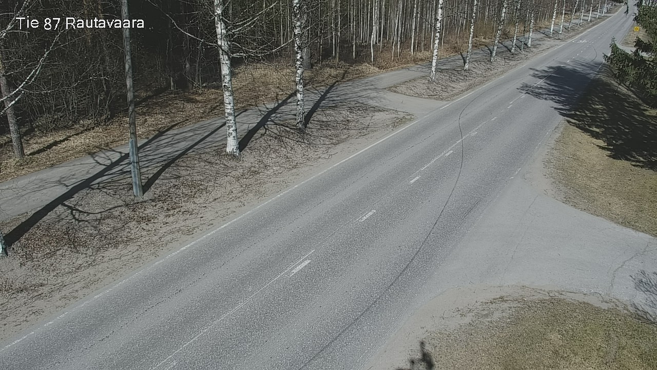 Weather Camera Image Väg 87 Rautavaara, Rautavaara, Pohjois-Savo