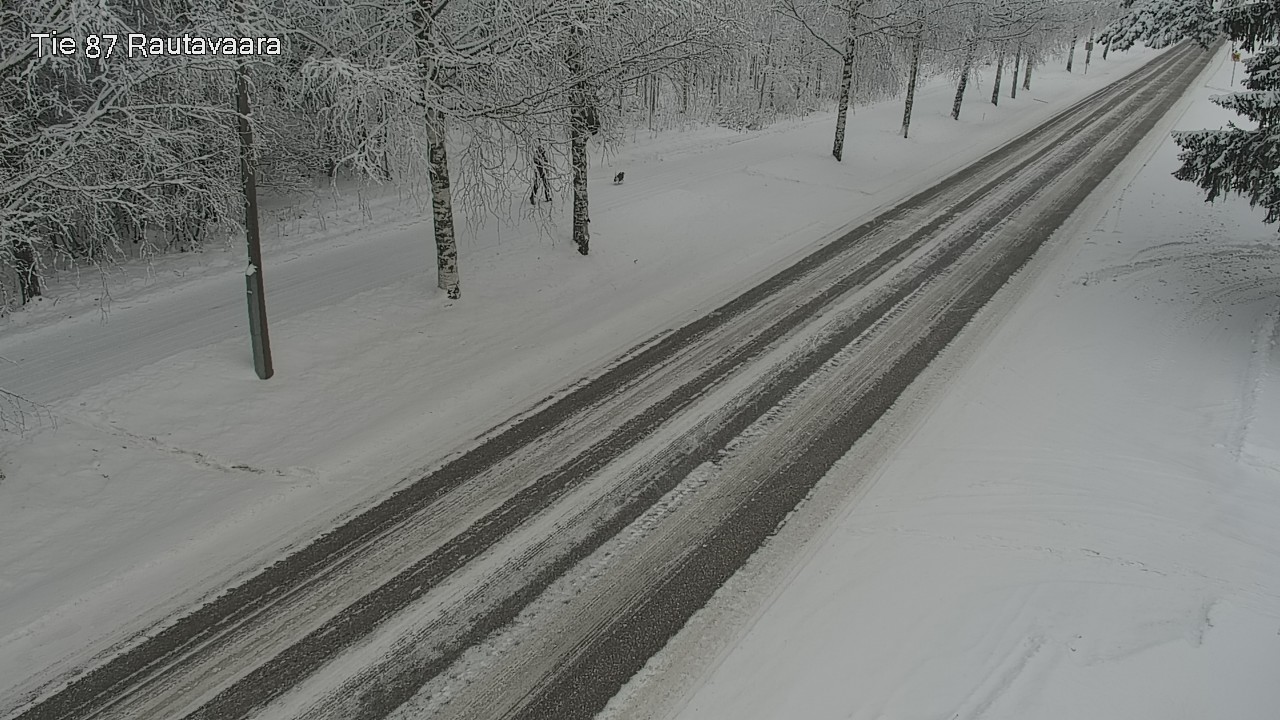 Weather Camera Image Road 87 Rautavaara, Rautavaara, Pohjois-Savo