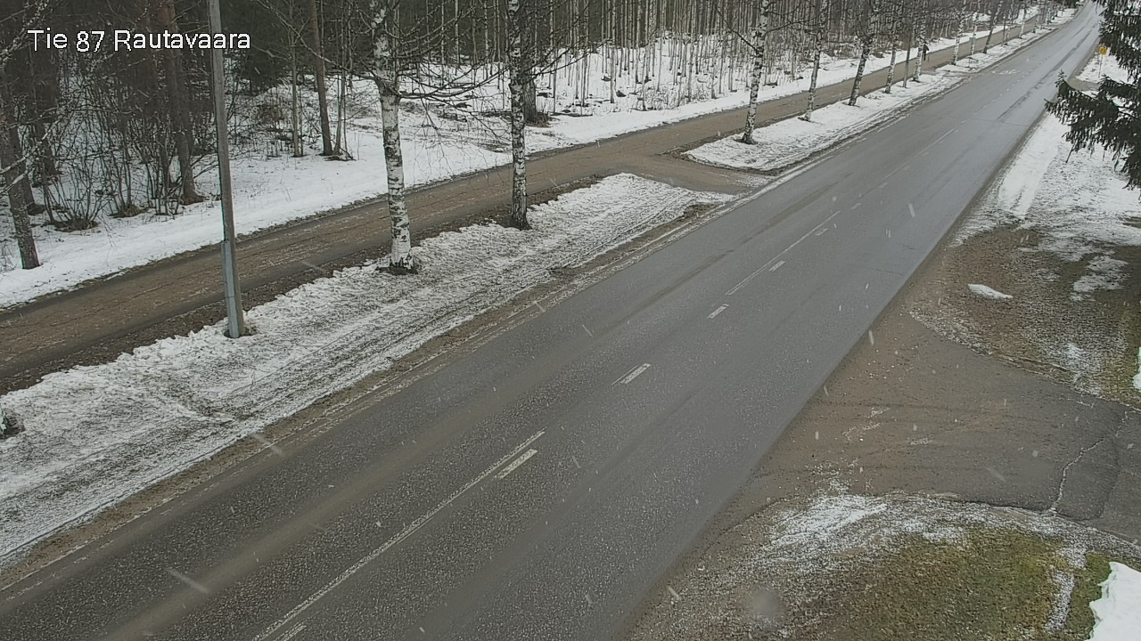 Weather Camera Image Road 87 Rautavaara, Rautavaara, Pohjois-Savo