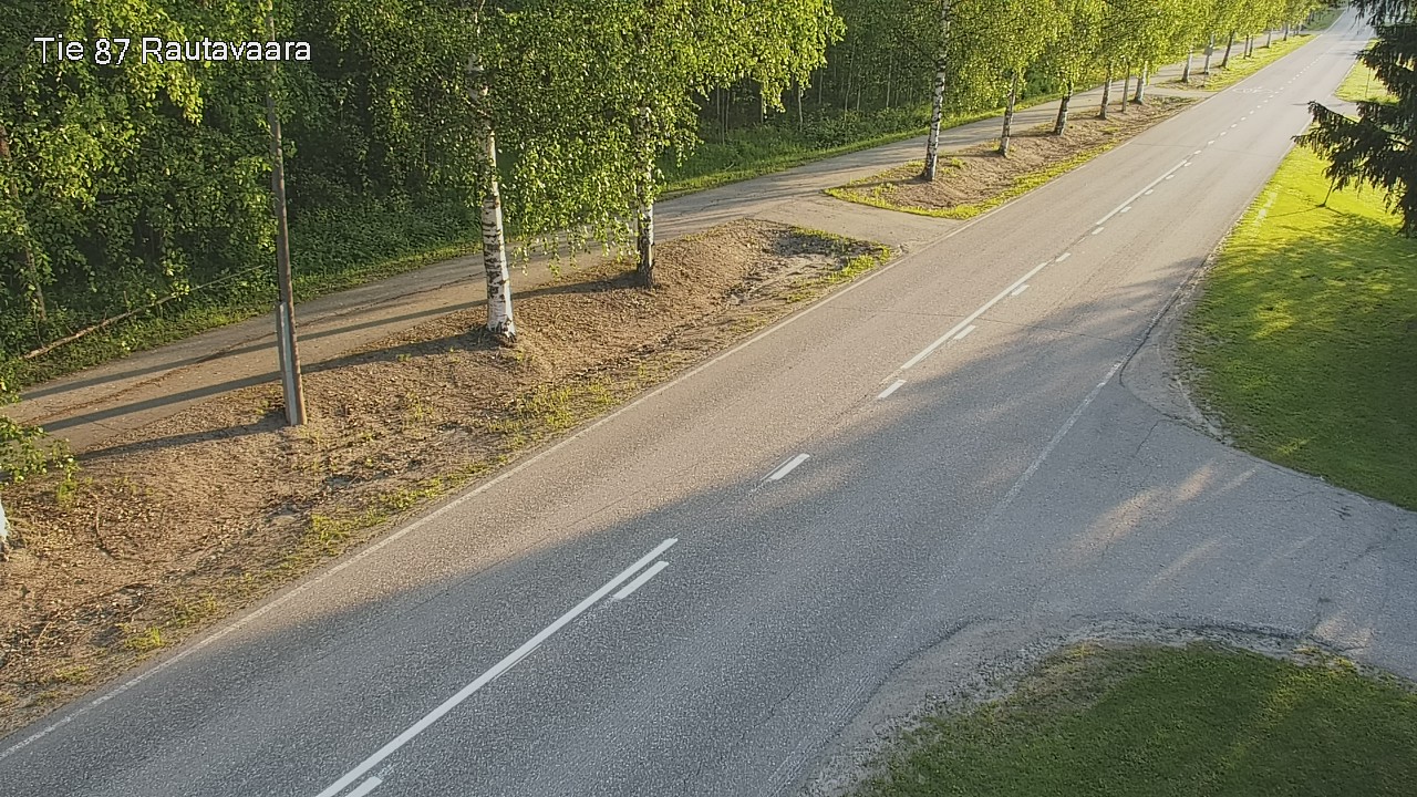 Weather Camera Image Road 87 Rautavaara, Rautavaara, Pohjois-Savo