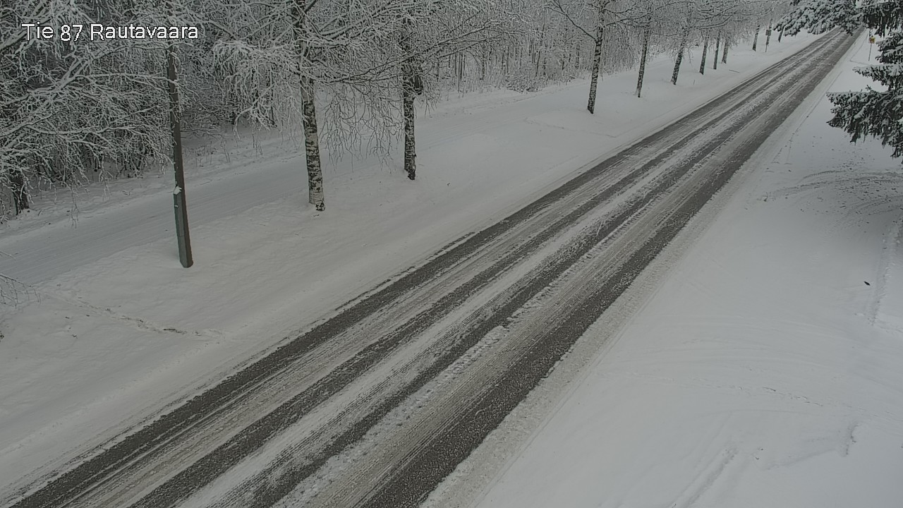 Weather Camera Image Road 87 Rautavaara, Rautavaara, Pohjois-Savo