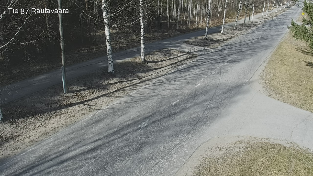 Weather Camera Image Väg 87 Rautavaara, Rautavaara, Pohjois-Savo