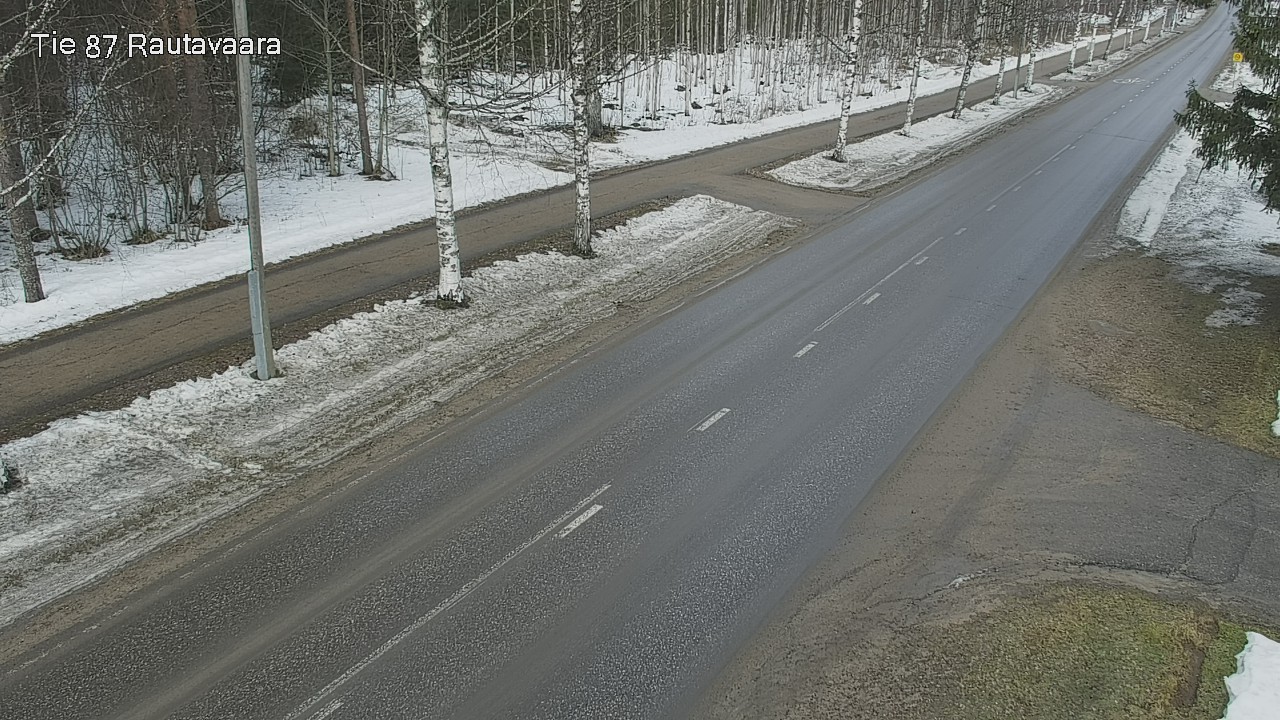 Weather Camera Image Road 87 Rautavaara, Rautavaara, Pohjois-Savo