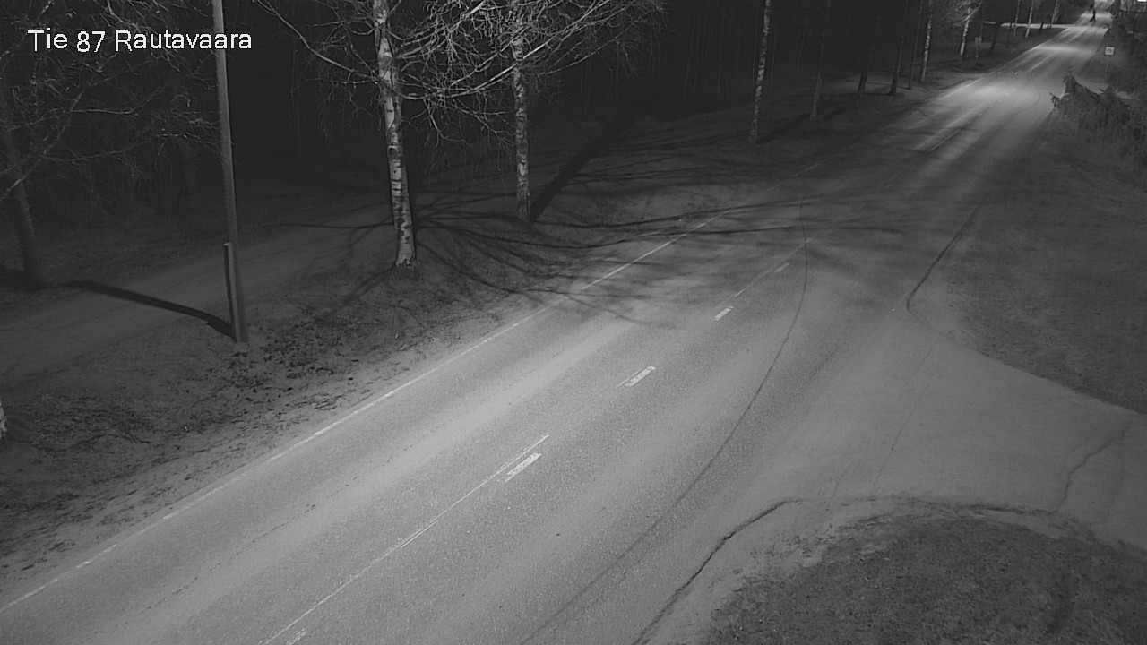 Weather Camera Image Road 87 Rautavaara, Rautavaara, Pohjois-Savo